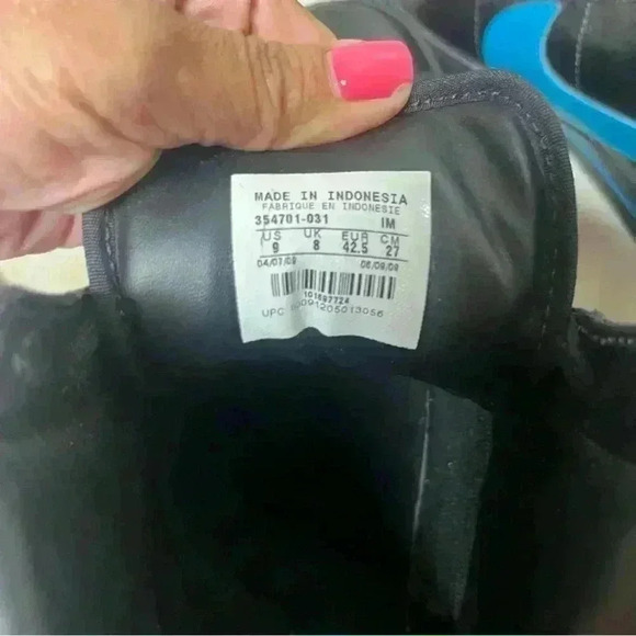 Nike Sweet Classic High Patent Black Turquiose size 9 - Picture 9 of 9